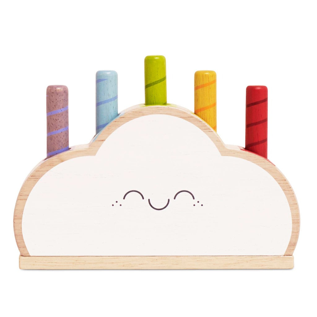 Le Toy Van Rainbow Cloud Pop-Up Toy - 6 Piece