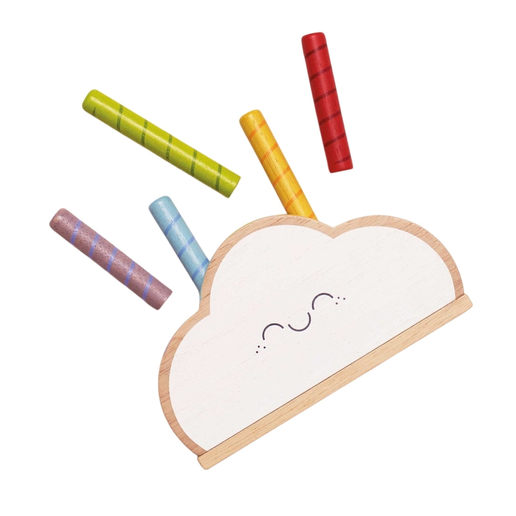 Le Toy Van Rainbow Cloud Pop-Up Toy - 6 Piece