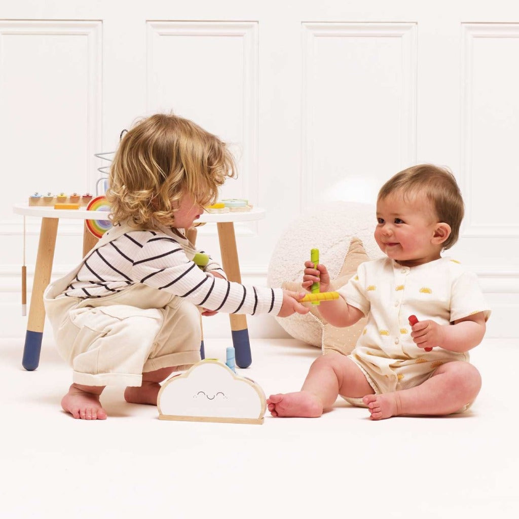 Le Toy Van Rainbow Cloud Pop-Up Toy - 6 Piece