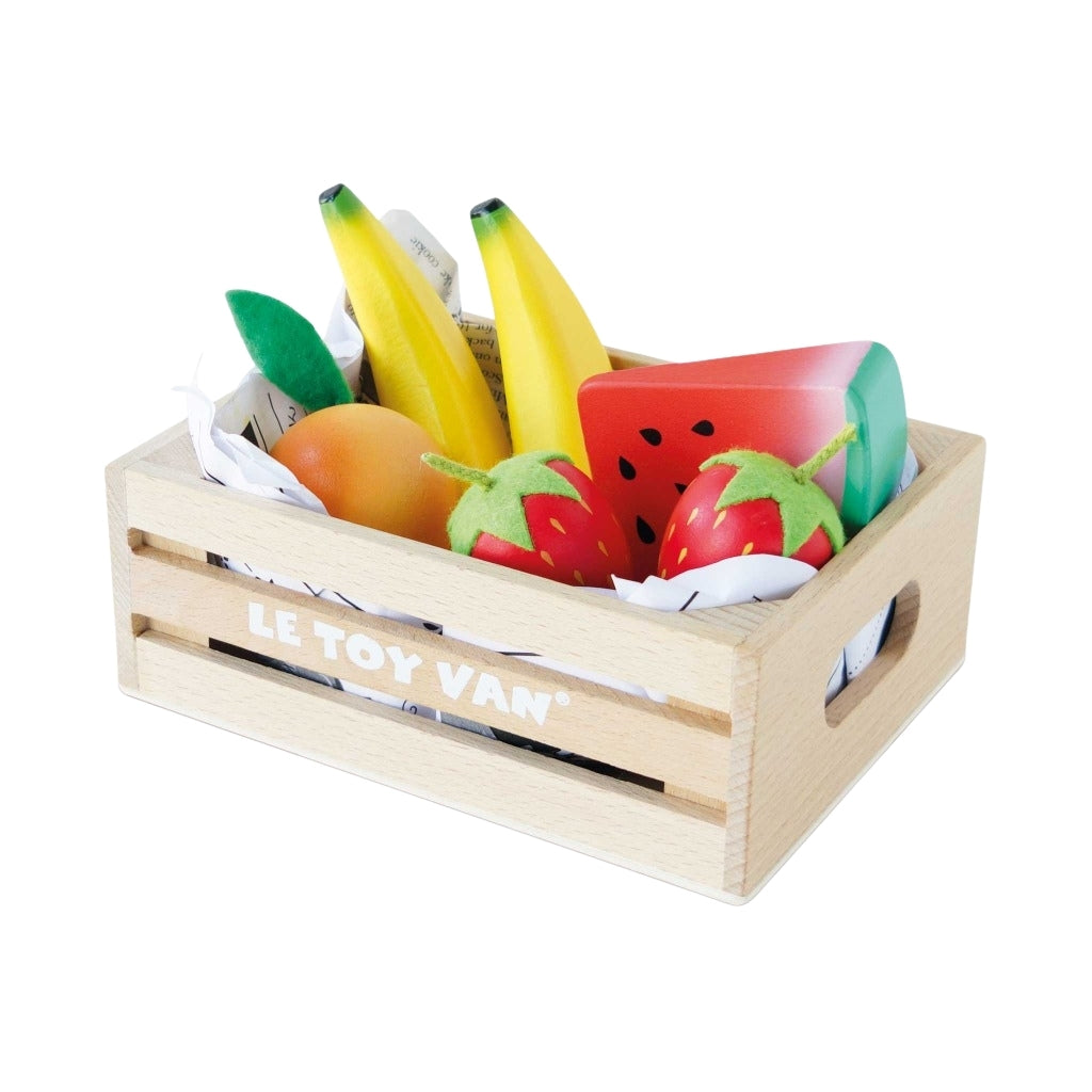 Le Toy Van Wooden Market Crate - Smoothie Fruit