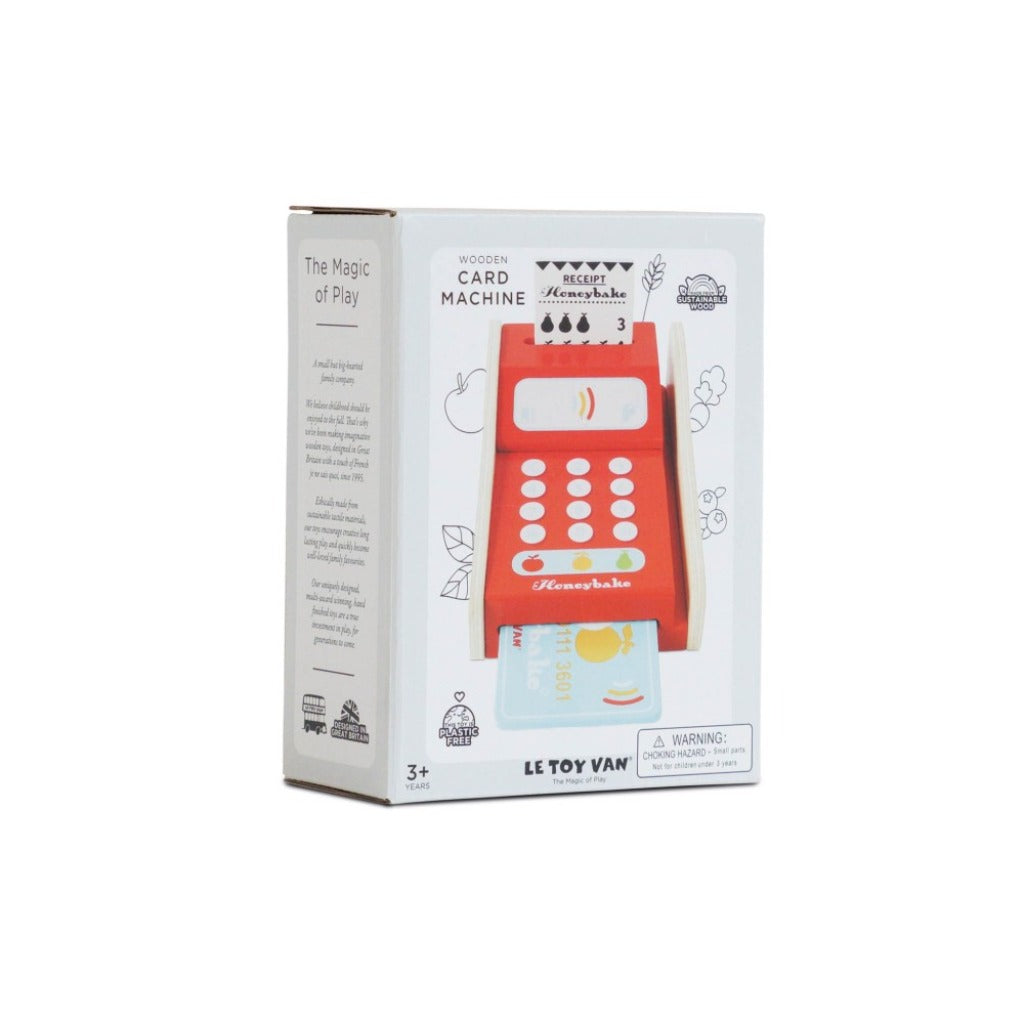 Le Toy Van Wooden Shop Card Machine