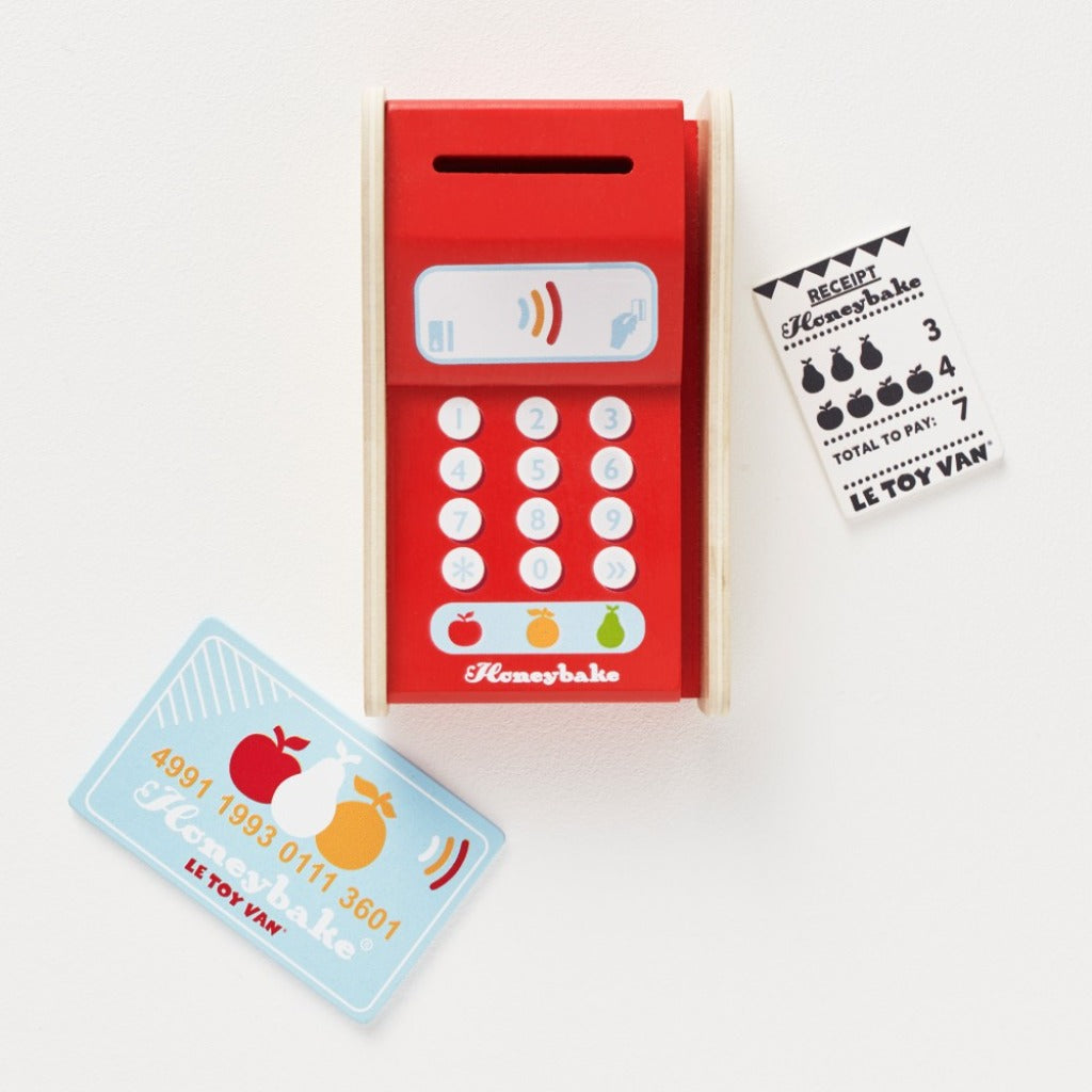 Le Toy Van Wooden Shop Card Machine