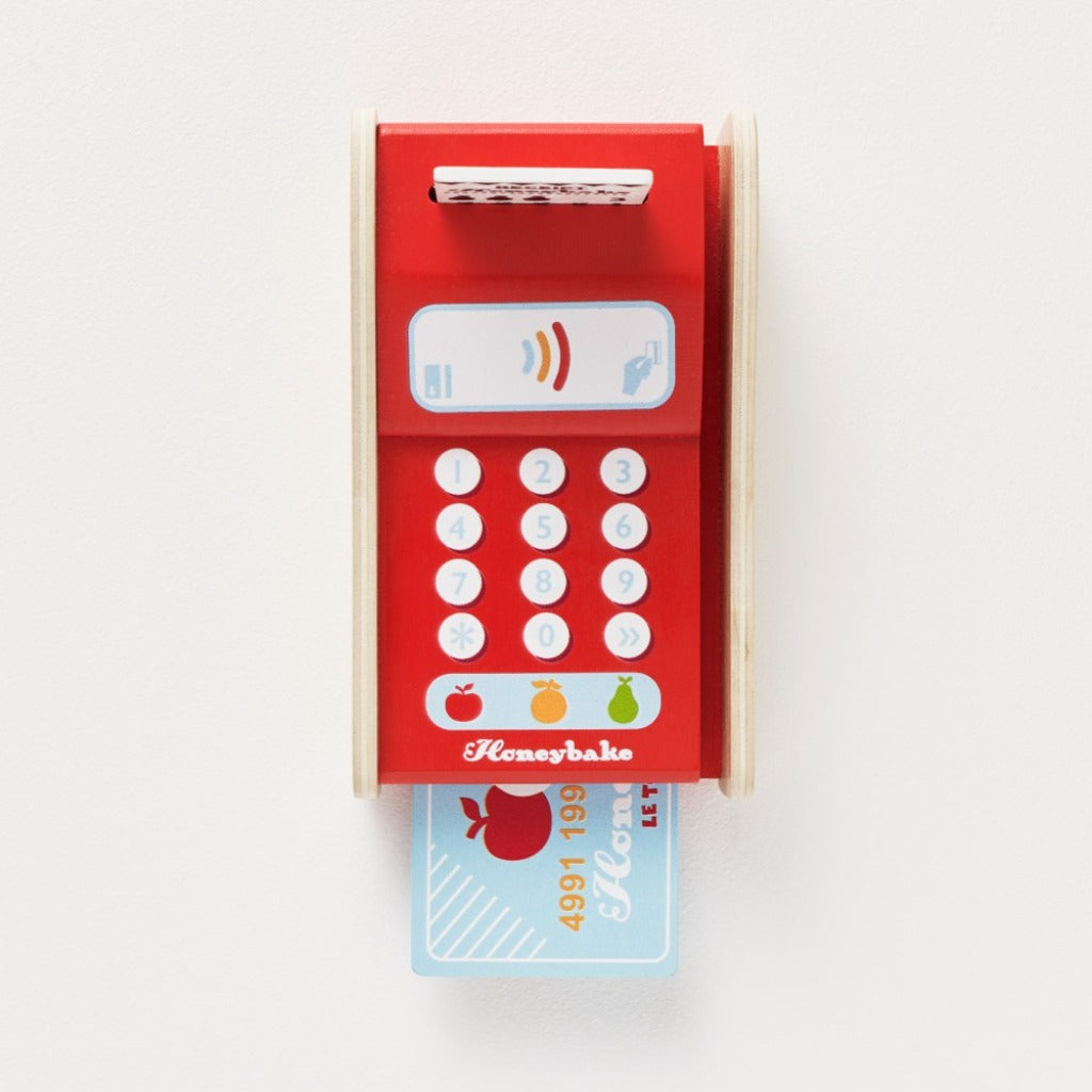 Le Toy Van Wooden Shop Card Machine