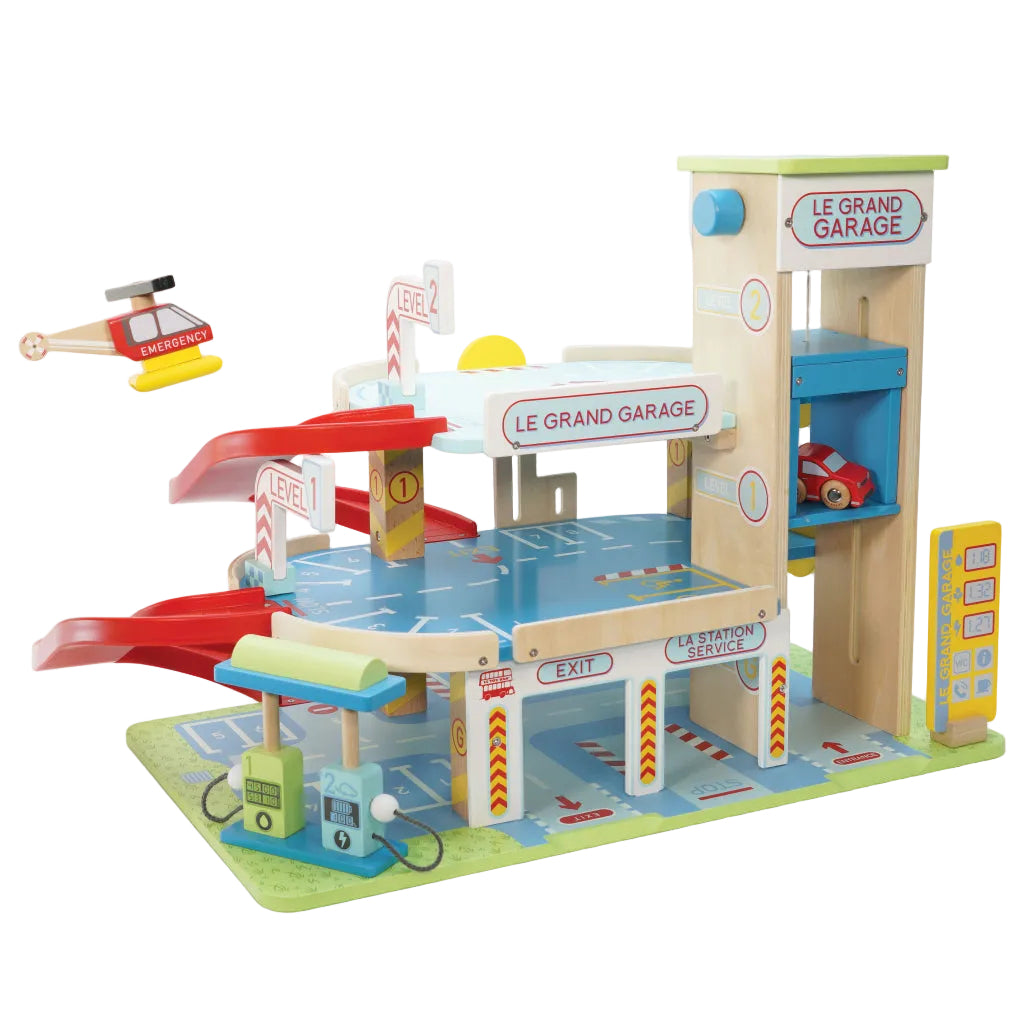 Le Toy Van Le Grand Wooden Garage