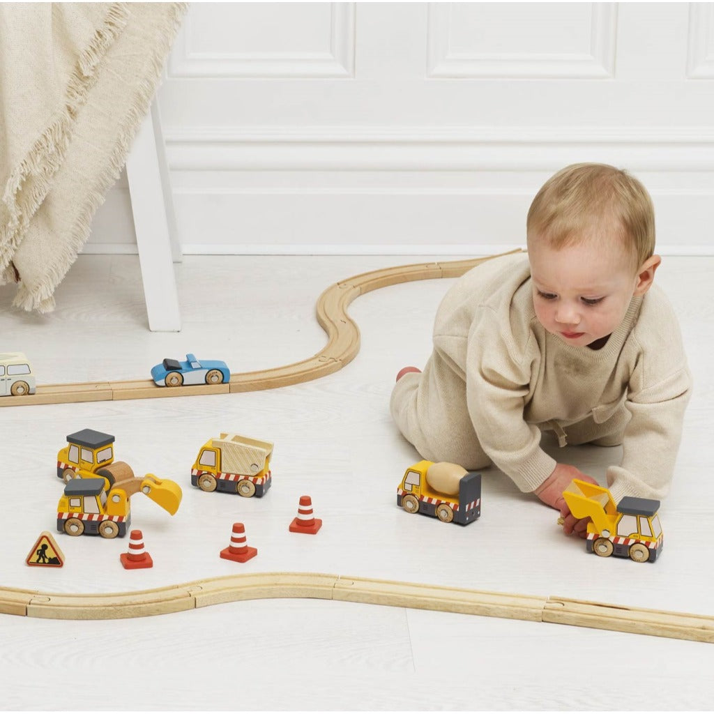 Le Toy Van Wooden Construction Vehicles