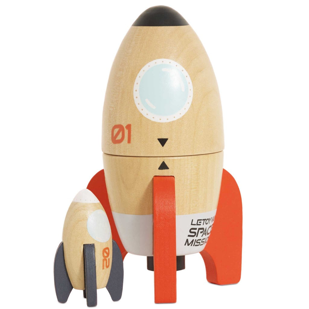 Le Toy Van Le Toy Van Magnetic Space Rocket Duo