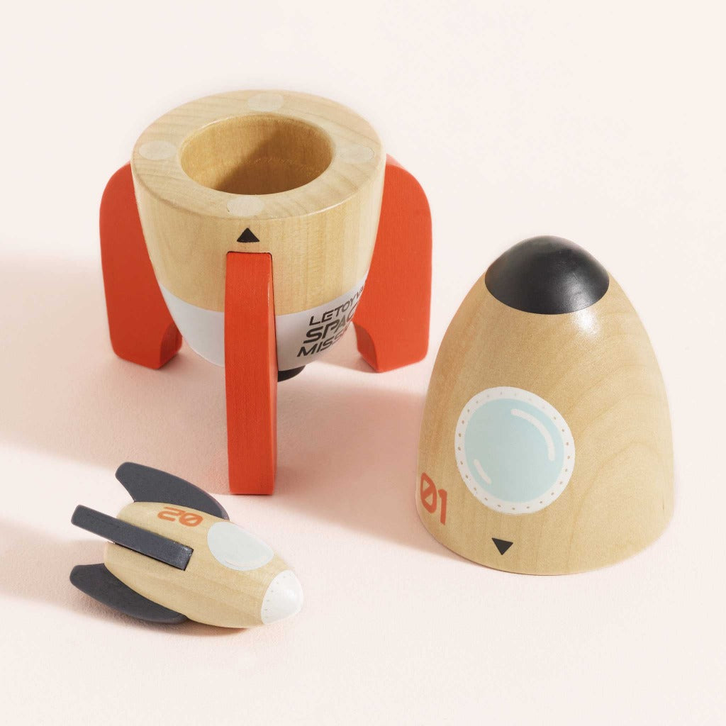 Le Toy Van Le Toy Van Magnetic Space Rocket Duo