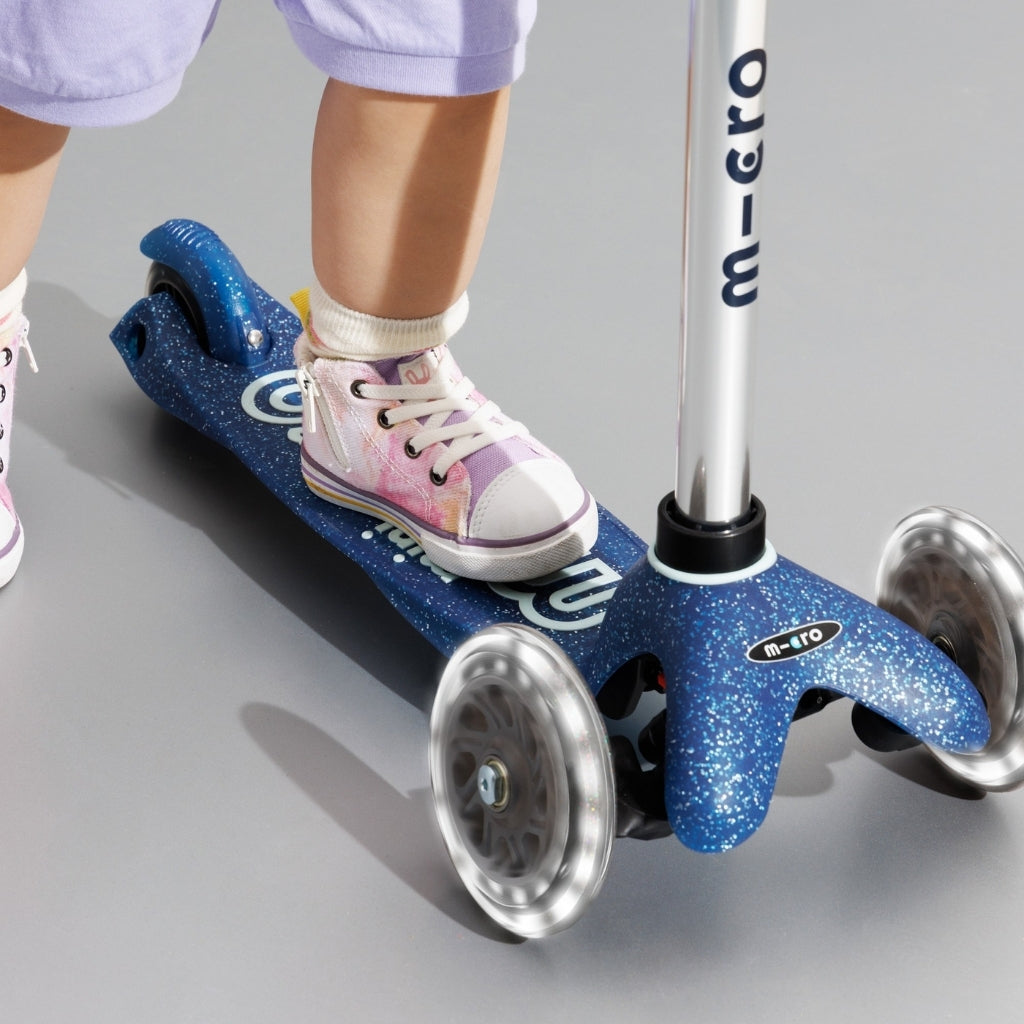 Micro Mini Deluxe Galaxy Glitter LED - Navy