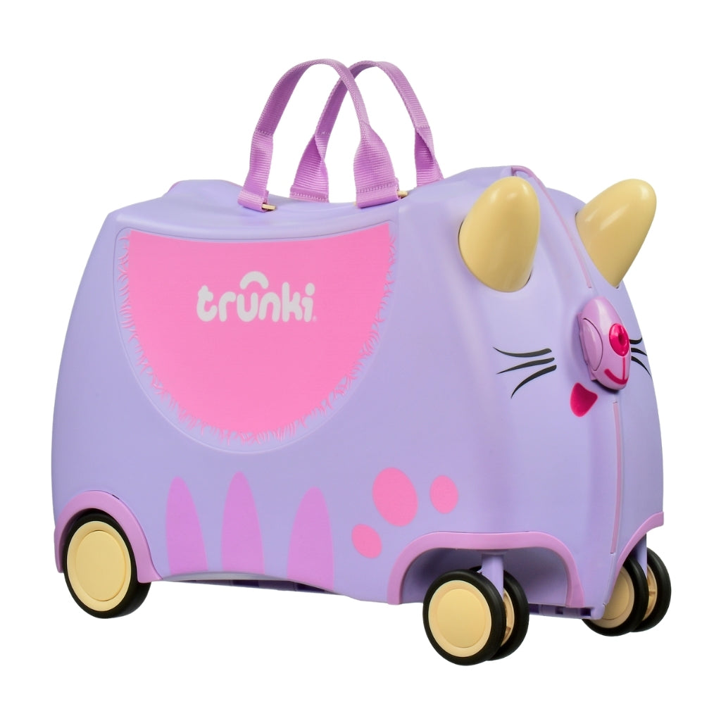 Trunki Glide Ride-on Luggage - Cassie the Cat