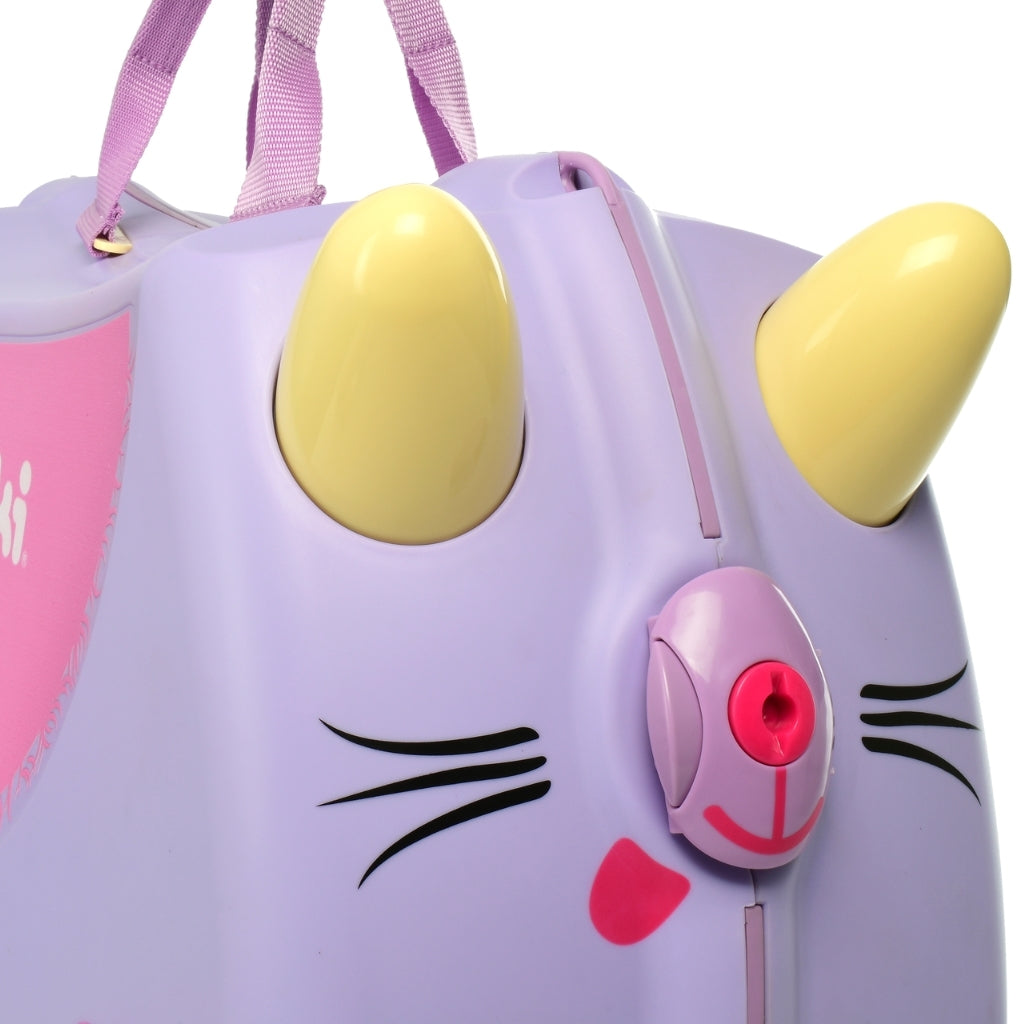 Trunki Glide Ride-on Luggage - Cassie the Cat