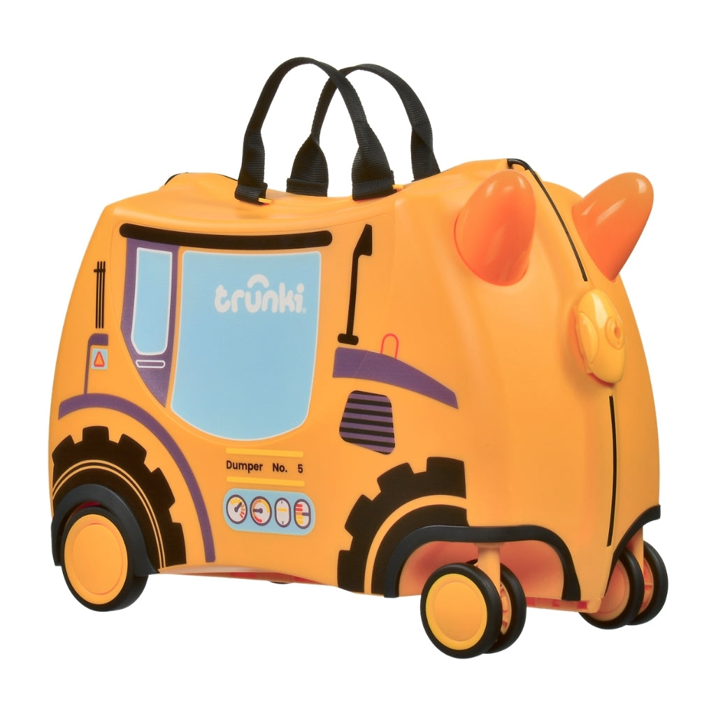 Trunki Glide Ride-on Luggage - Doug the Digger