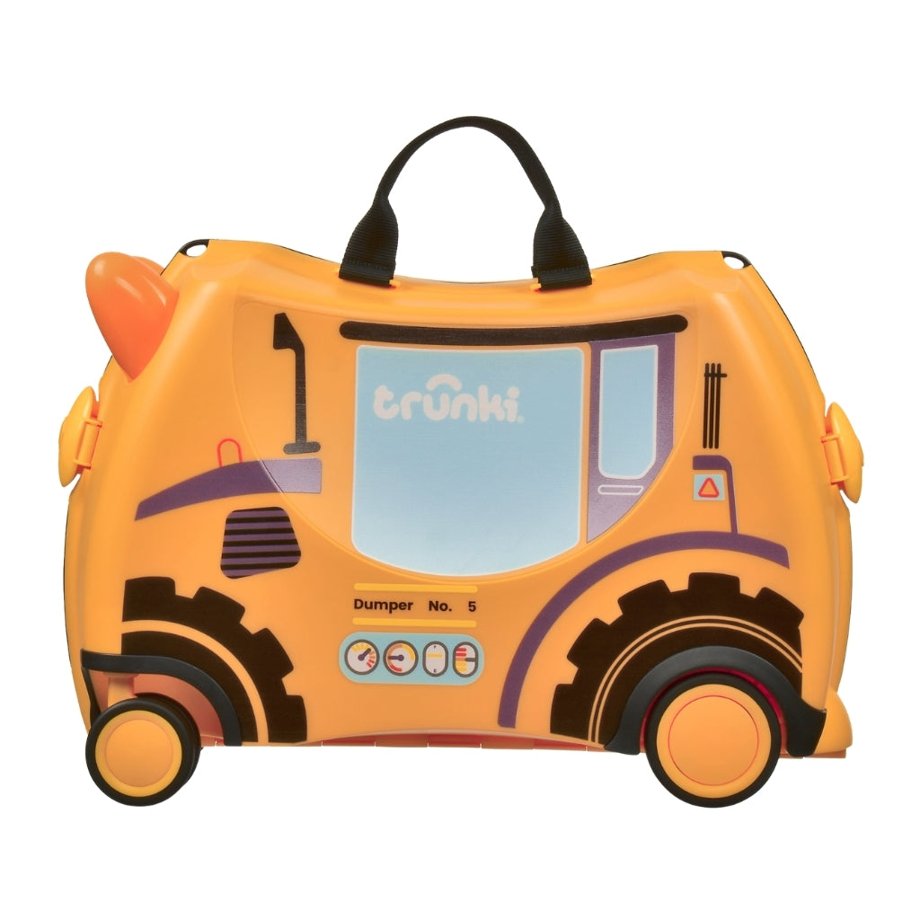 Trunki Glide Ride-on Luggage - Doug the Digger