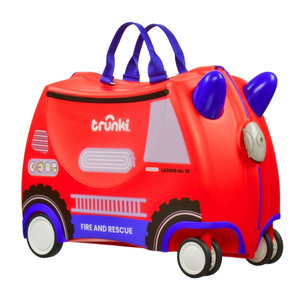 Trunki Glide Ride-on Luggage - Frank the Firetruck