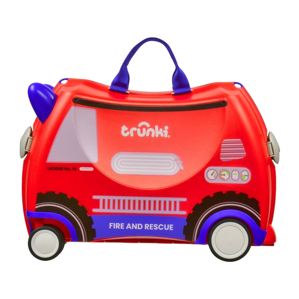 Trunki Glide Ride-on Luggage - Frank the Firetruck
