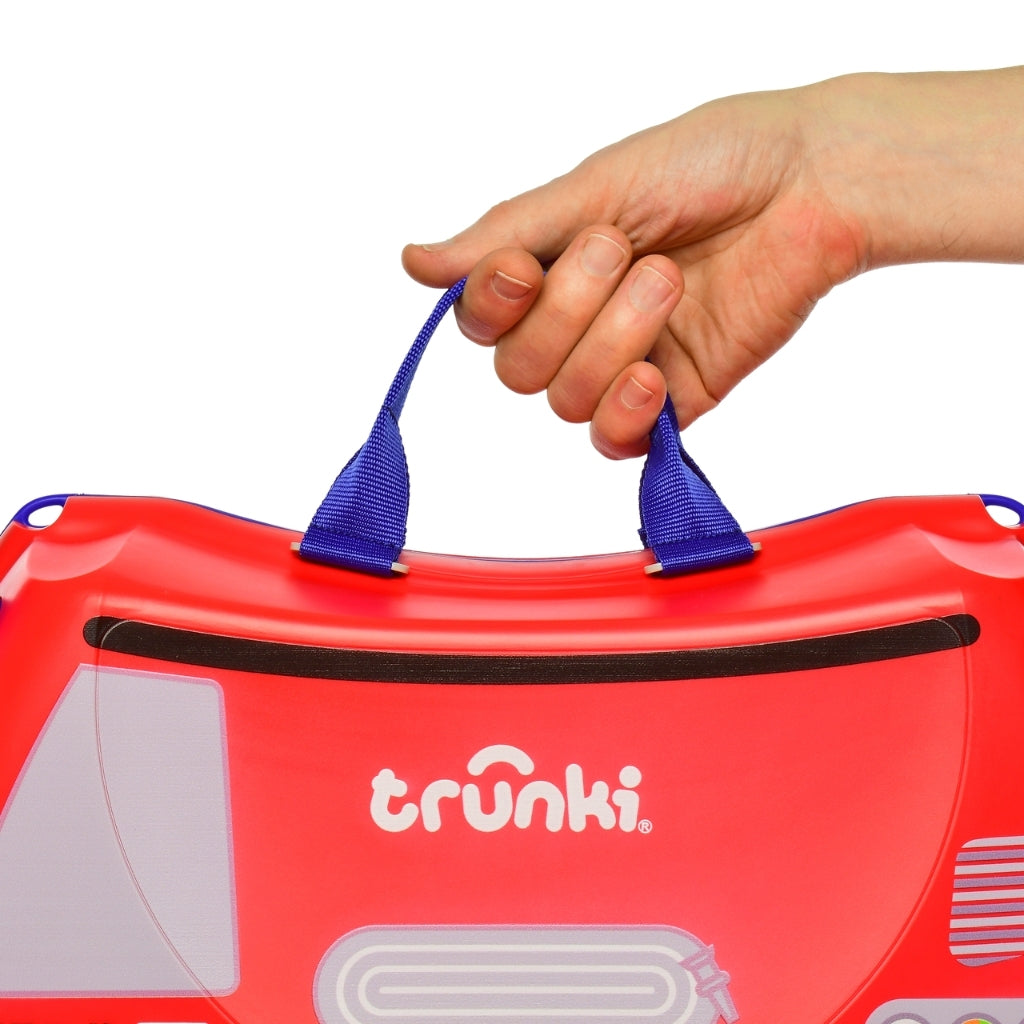 Trunki Glide Ride-on Luggage - Frank the Firetruck