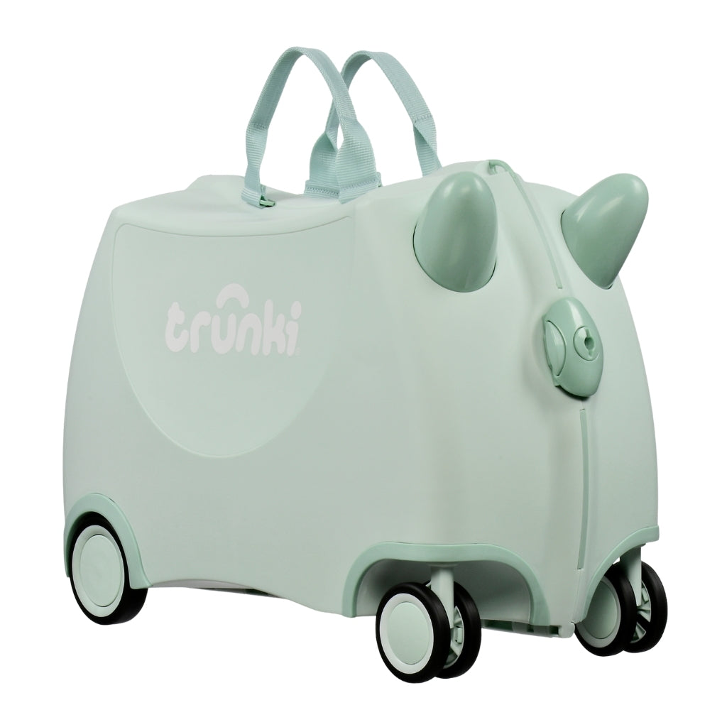 Trunki Glide Ride-on Luggage - Solid Green