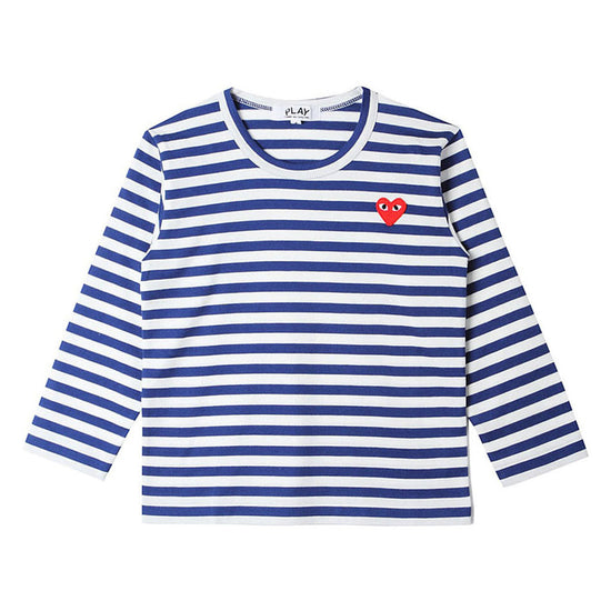 Striped Heart Logo T-Shirt