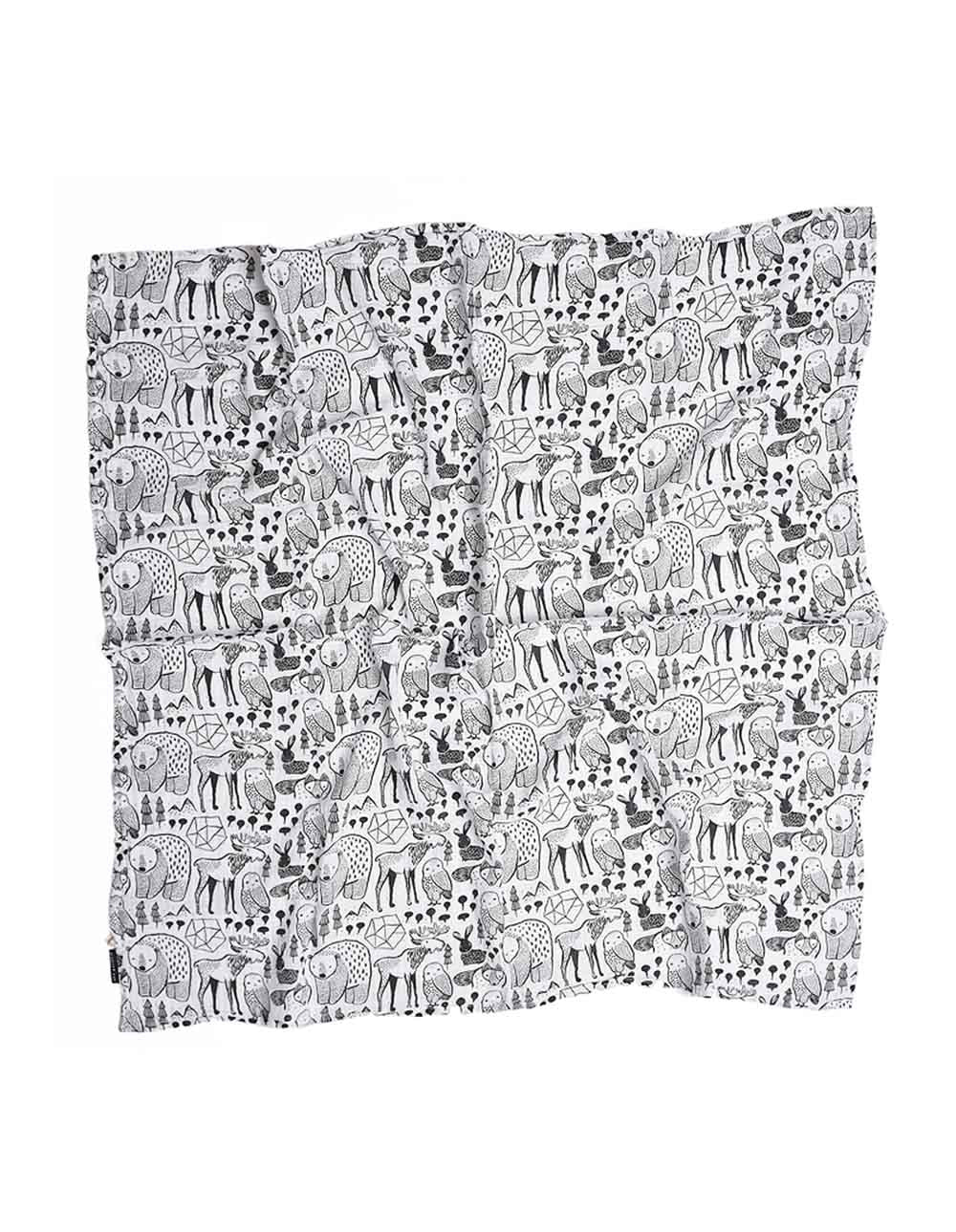 Load image into Gallery viewer, Nordic-Muslin-Swaddle-100286714BLK-Image-2
