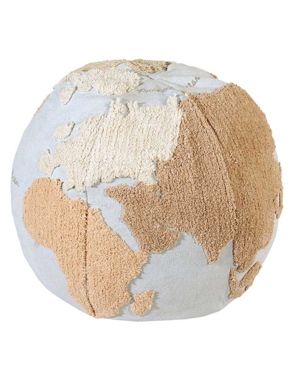 Load image into Gallery viewer, World-Map-Cushion-100302146LBL-Image-1
