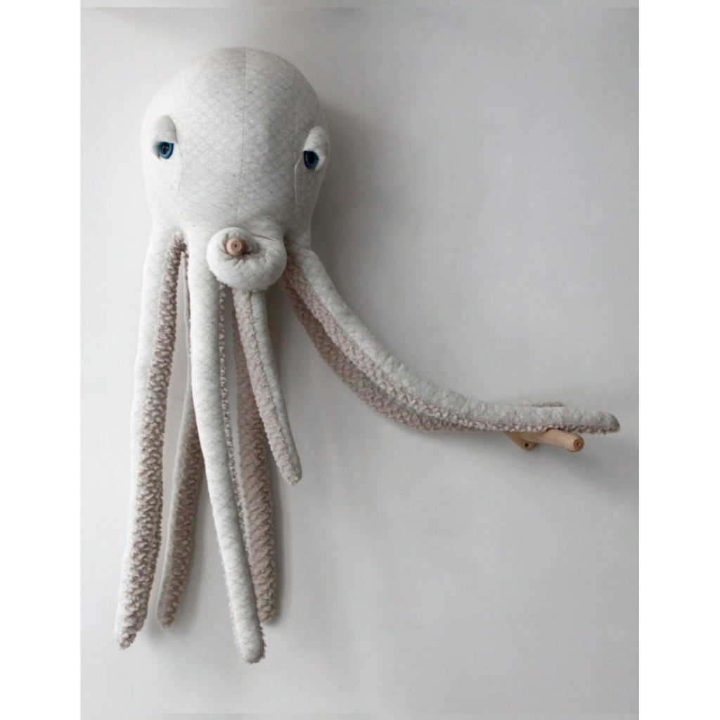 Big Stuffed Big Albino Octopus