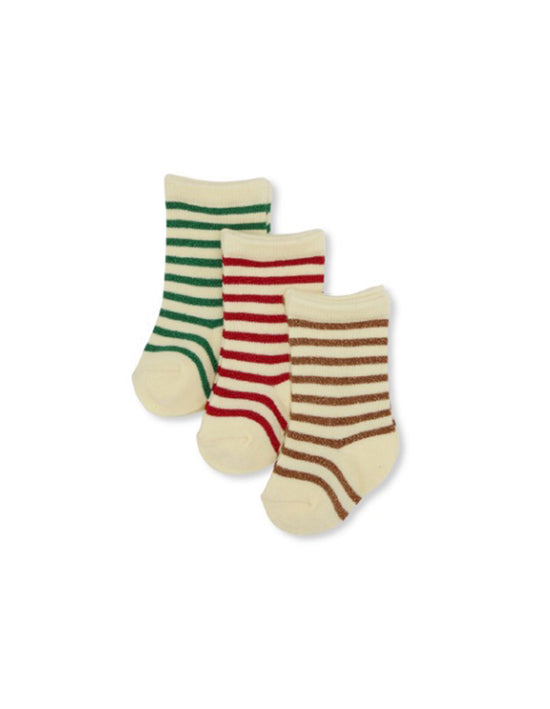 Load image into Gallery viewer, 3-Pack-Lurex-Socks-100316382MLT-Image-1
