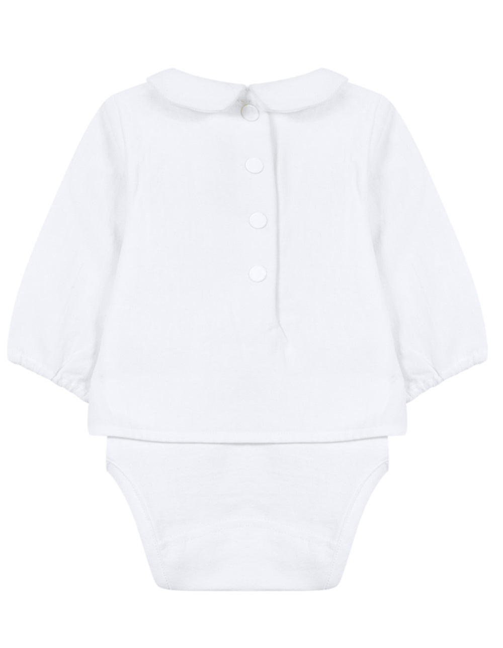 Load image into Gallery viewer, Collared-Shirt-Romper-100319238WHT-Image-2

