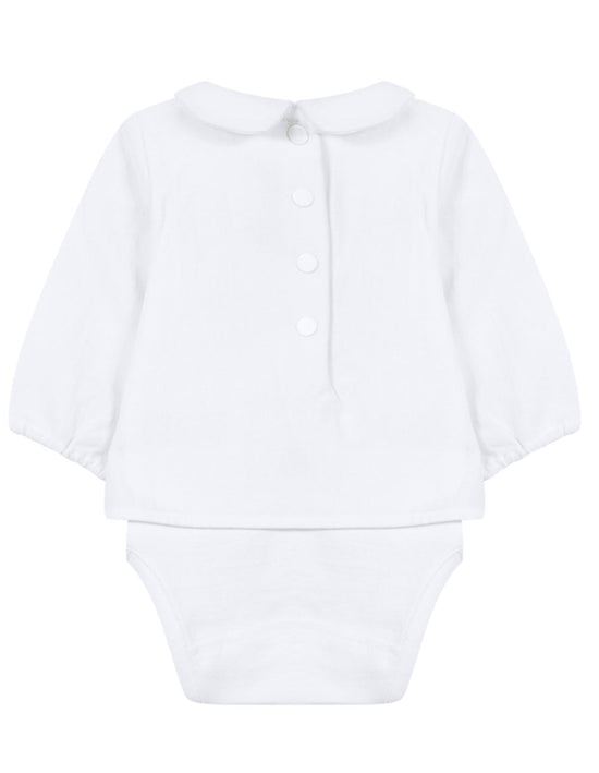 Load image into Gallery viewer, Collared-Shirt-Romper-100319238WHT-Image-2
