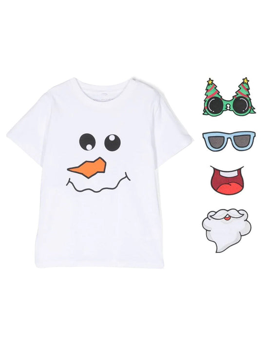 Load image into Gallery viewer, Snowman-T-shirt-100321650WHT-Image-2
