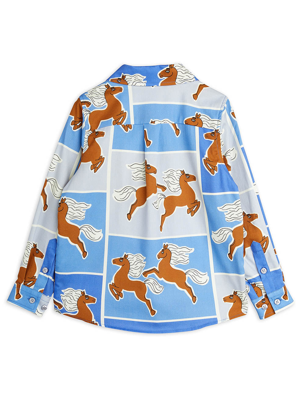 Load image into Gallery viewer, Horses-Shirt-100321965BLU-Image-2
