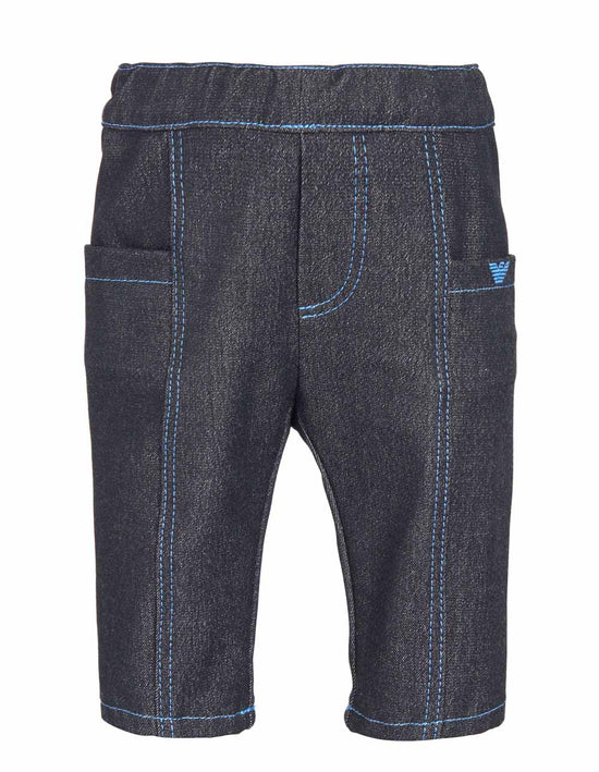 Load image into Gallery viewer, Denim-Fleece-Trousers-100324734NVY-Image-1
