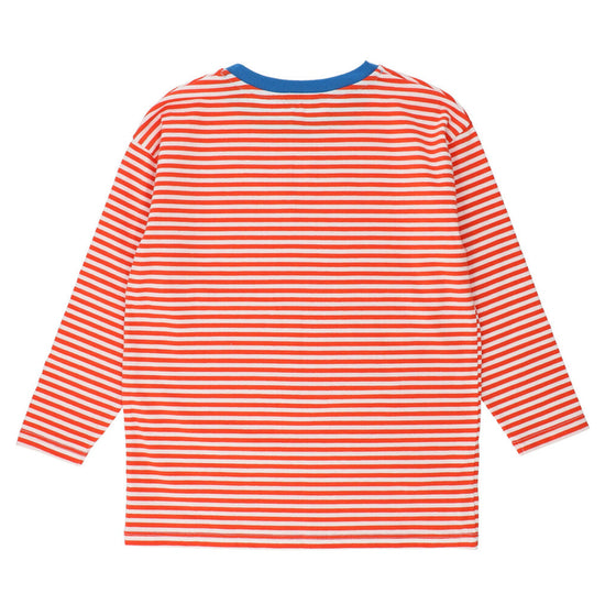 Load image into Gallery viewer, Contrast-Trim Striped T-Shirt
