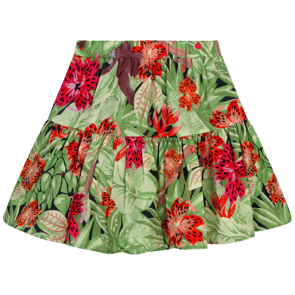 Load image into Gallery viewer, Greenhouse Print Flared Skirt
