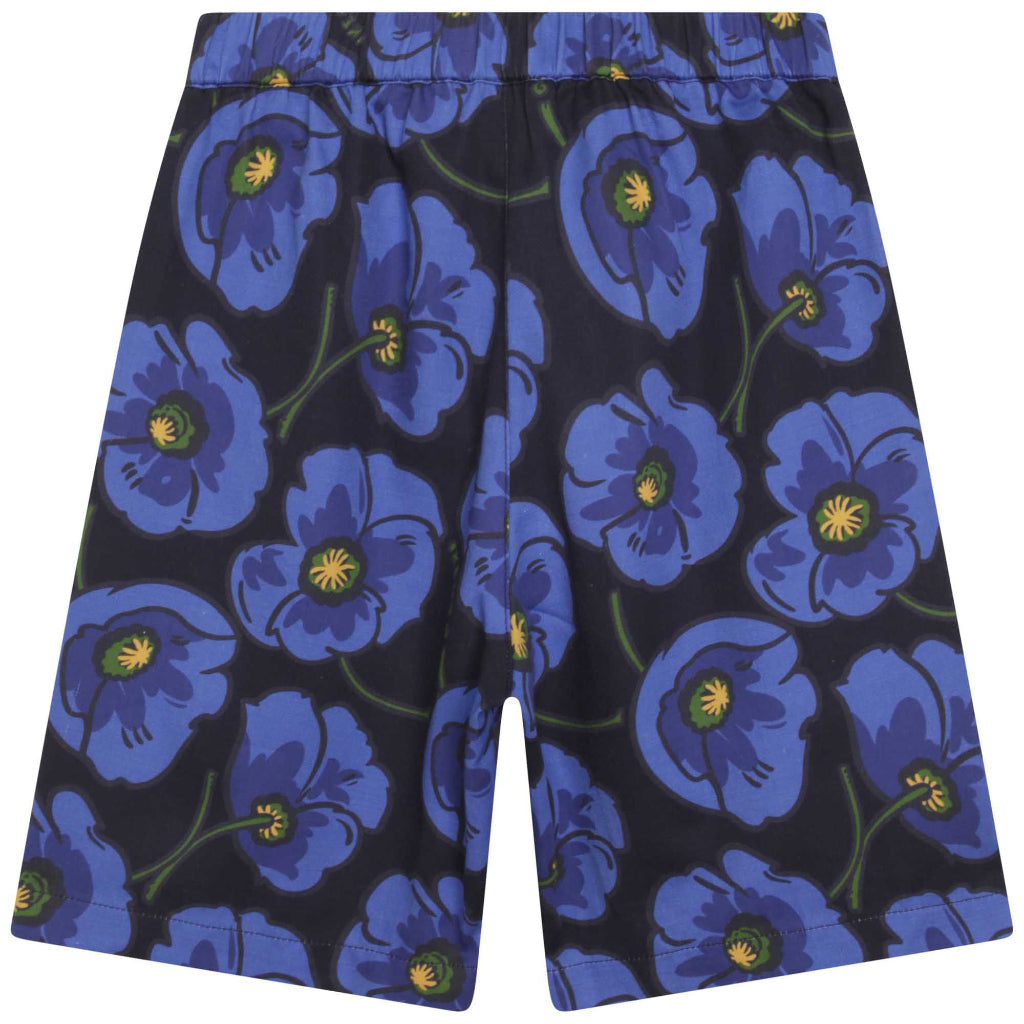 Poppy Allover Print Bermudas Shorts
