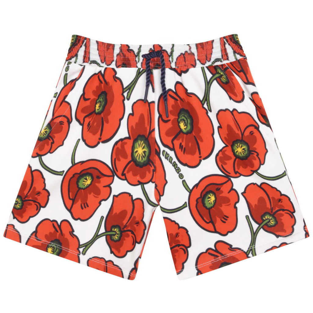 Poppy All-over Print Fleece Shorts