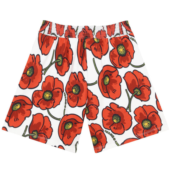 Poppy All-over Print Fleece Shorts