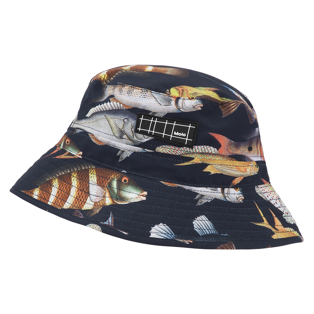 Fish Print Bucket Hat