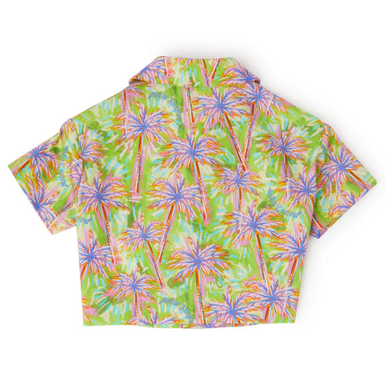 Load image into Gallery viewer, Cropped Camp Shirt
