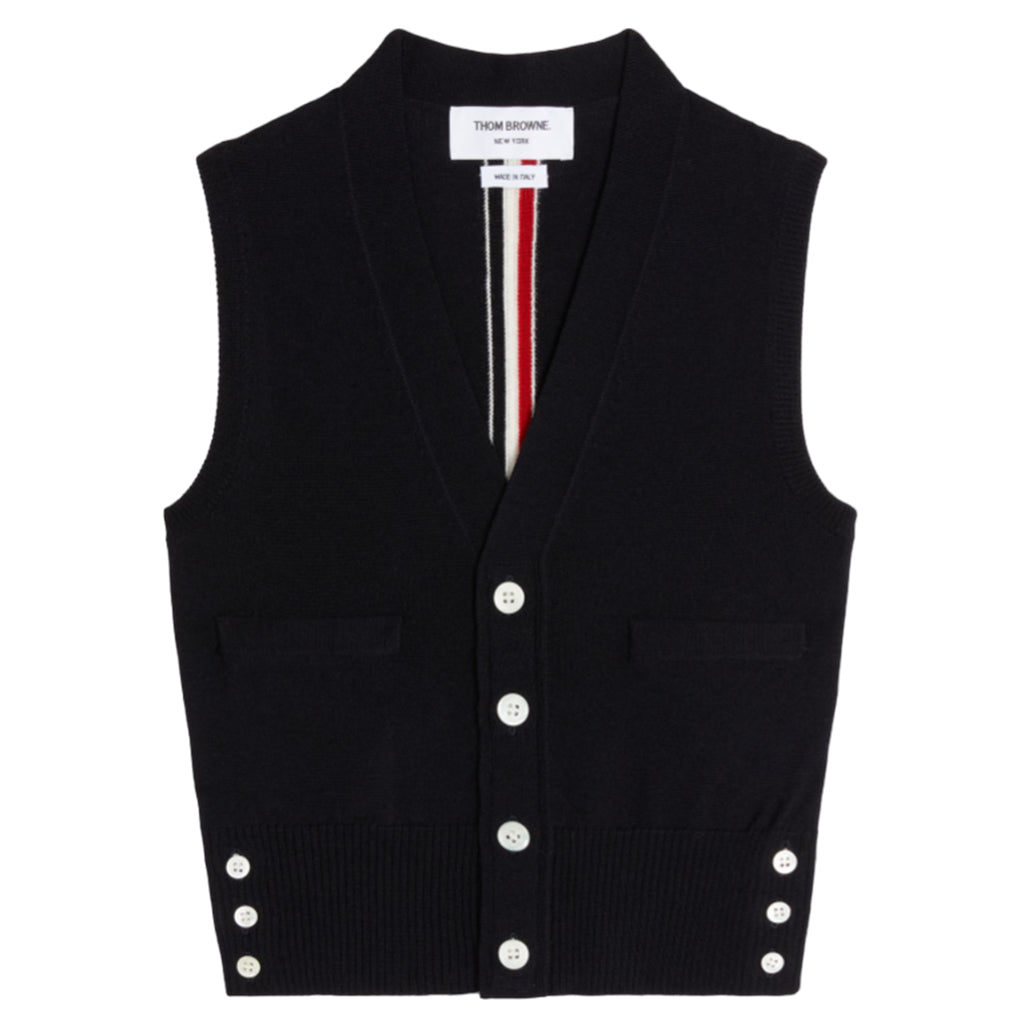 Buttoned Up Merino Vest