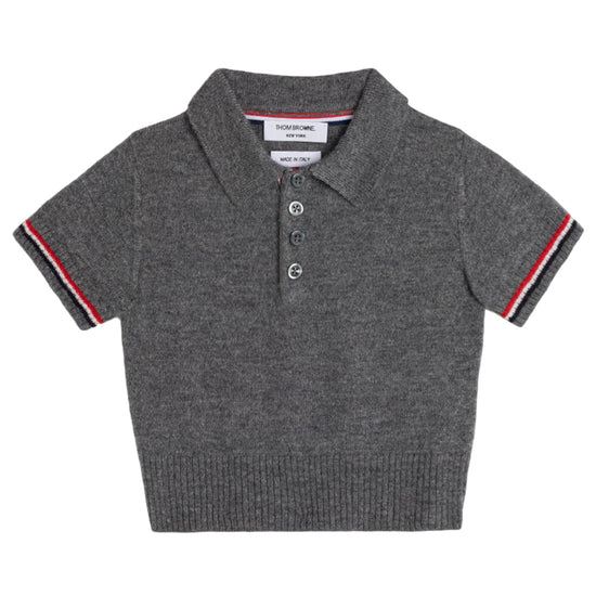 Load image into Gallery viewer, Cashmere Knit Polo T-Shirt
